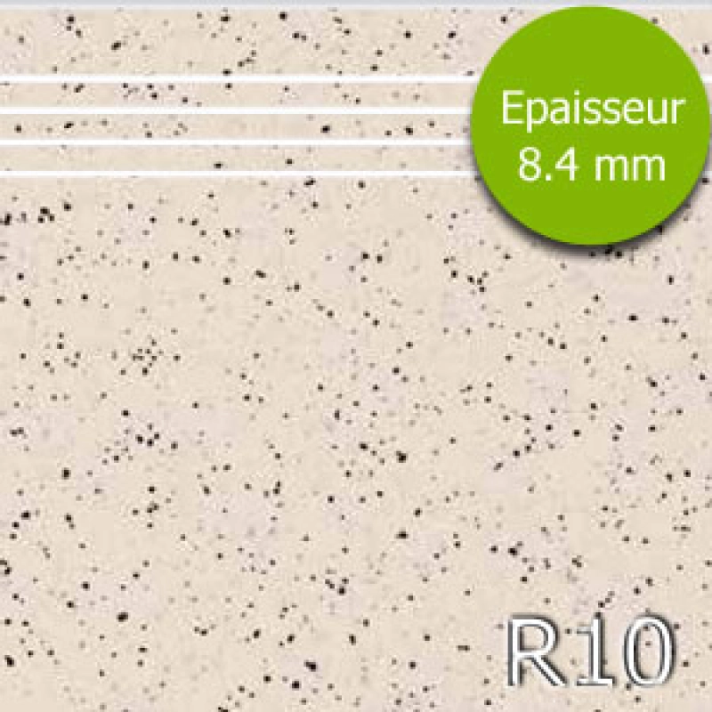Marche escalier Graniti Cortina R10 ep8.4mm 30x30cm
