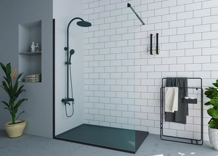 Paroi de douche WALK-IN - 70cm verre transparent