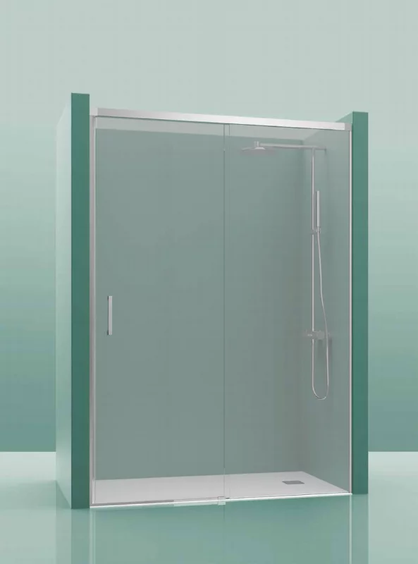 Paroi de douche COSMOS-100 - installation de 165 à 169cm - décor mat