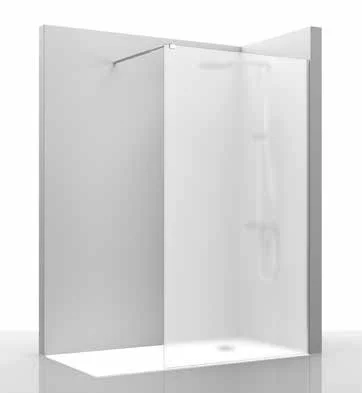 Paroi de douche WALK-IN - 120cm verre décor mat