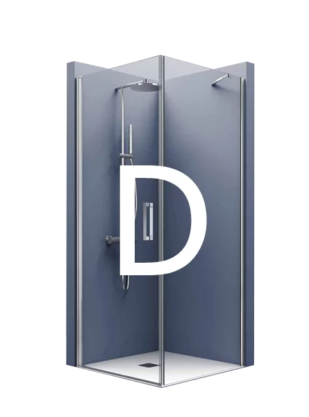 Paroi de douche PADEL 400A 200cm décor