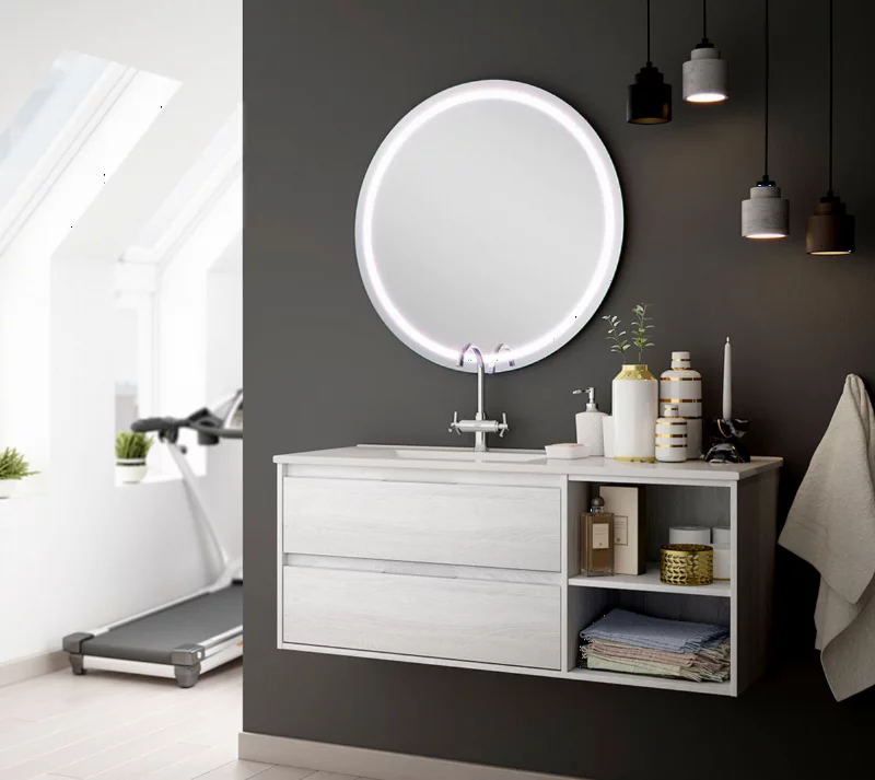 Ensemble Meuble de salle de bains Venus 100cm 2 tiroirs Hibernian