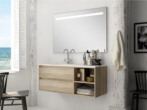 Ensemble Meuble de salle de bains Venus 120cm 2 tiroirs Cambrian