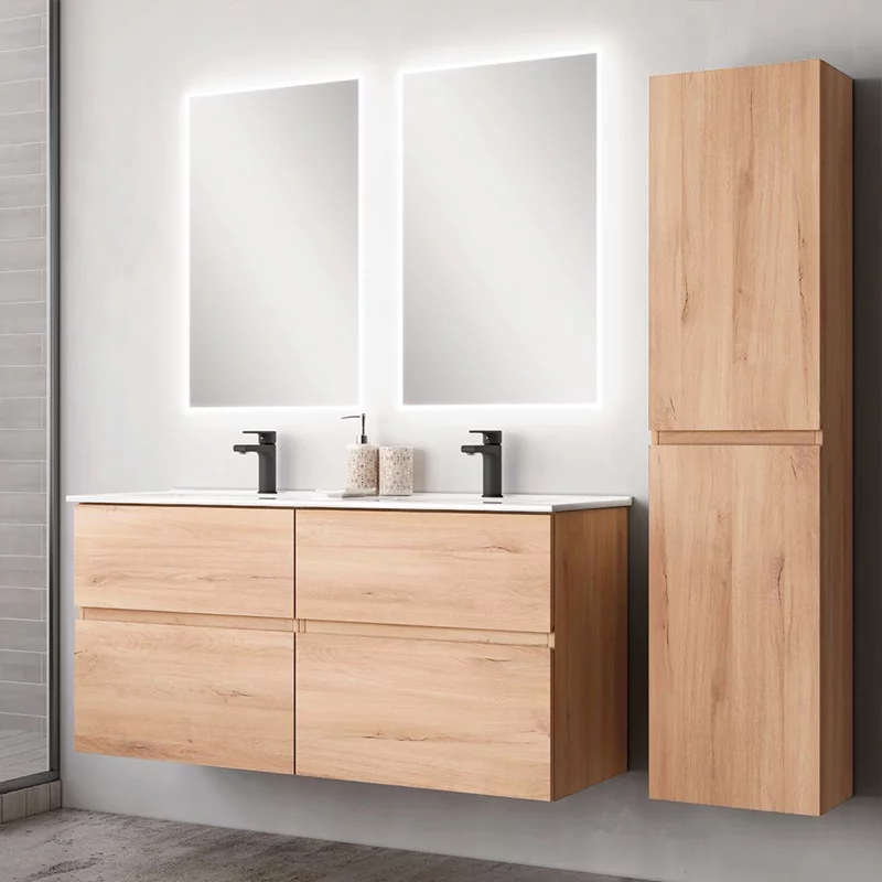 Ensemble Meuble vasque Niza AZ 120cm Roble Collet