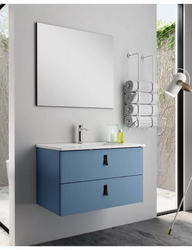 Meuble SDB INVICTA azulon 60cm vasque incluse