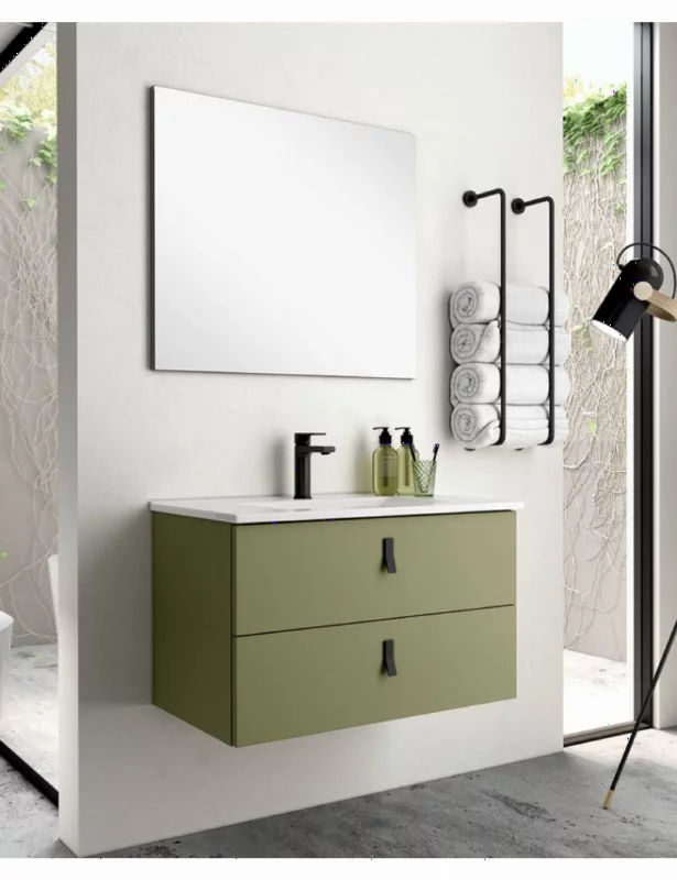 Meuble SDB INVICTA Oliva 60cm vasque incluse