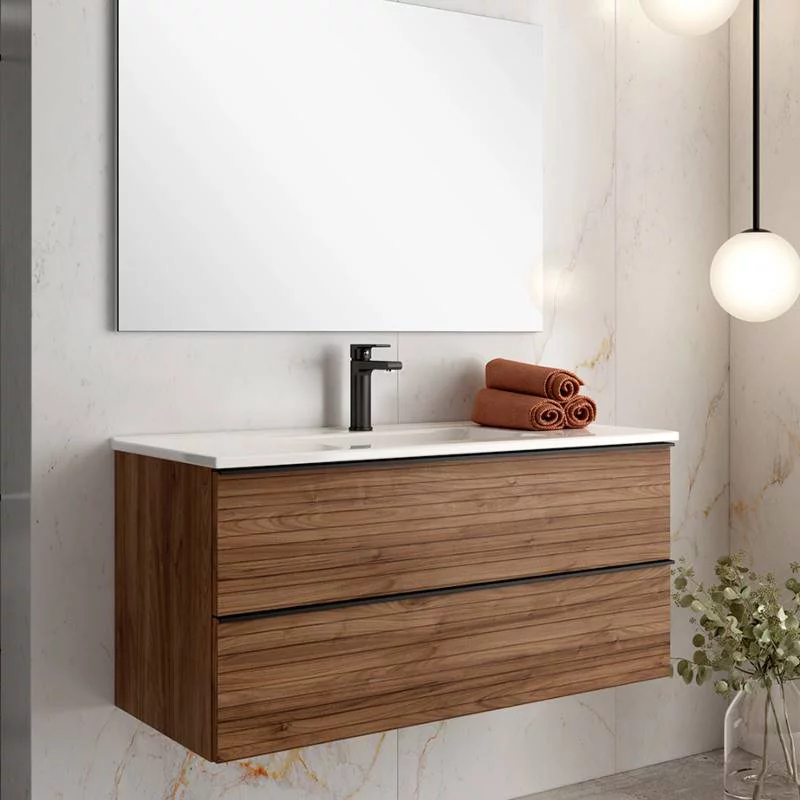 Meuble SDB Sanda Java 100cm vasque incluse