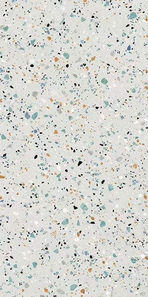 carrelage terrazzo Gobi Bianco