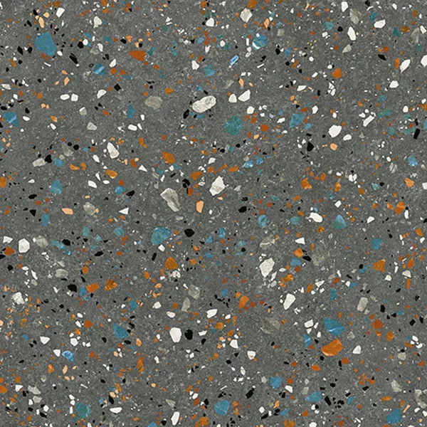 carrelage terrazzo Gobi Nero