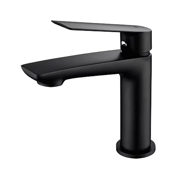 Mitigeur de lavabo LUXOR moyen noir mat - BDX023-1NG
