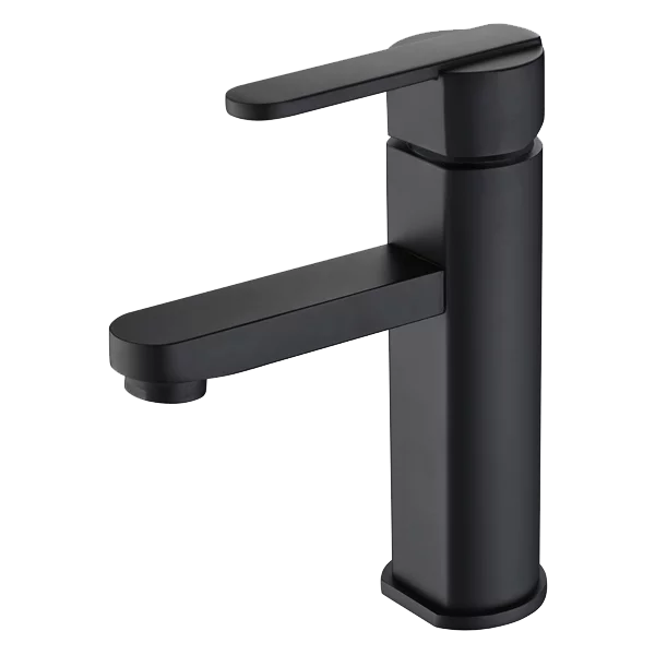 Mitigeur de lavabo ROMA moyen Noir mat - BDR002-1