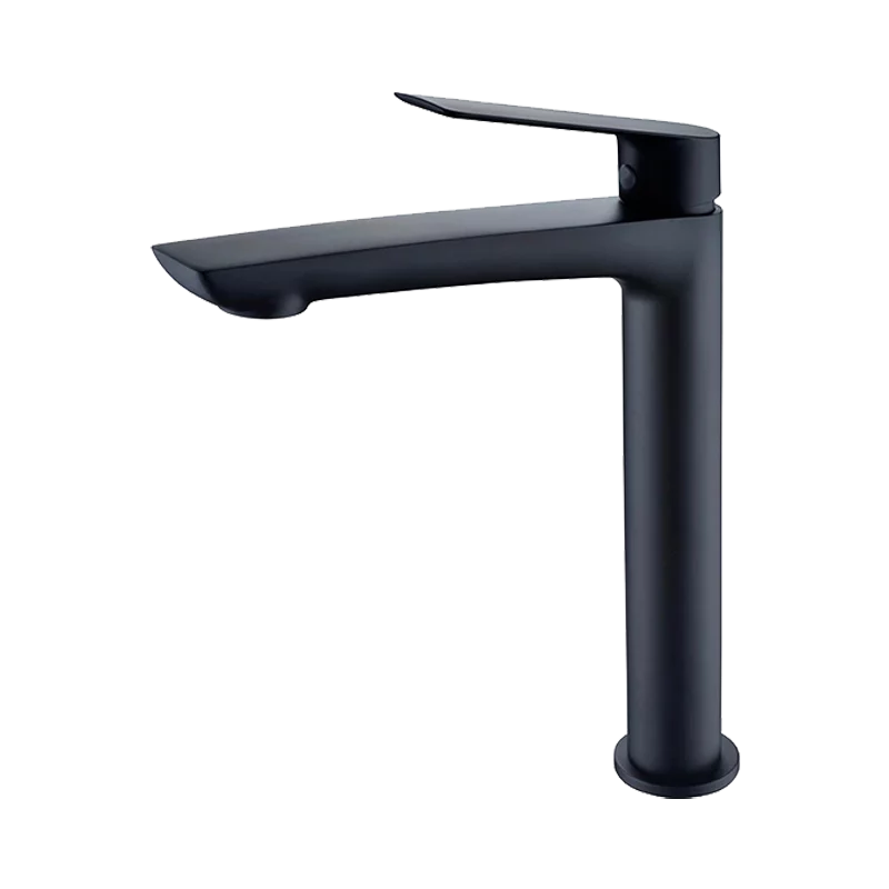Mitigeur de lavabo LUXOR haut noir mat - BDX023-3NG