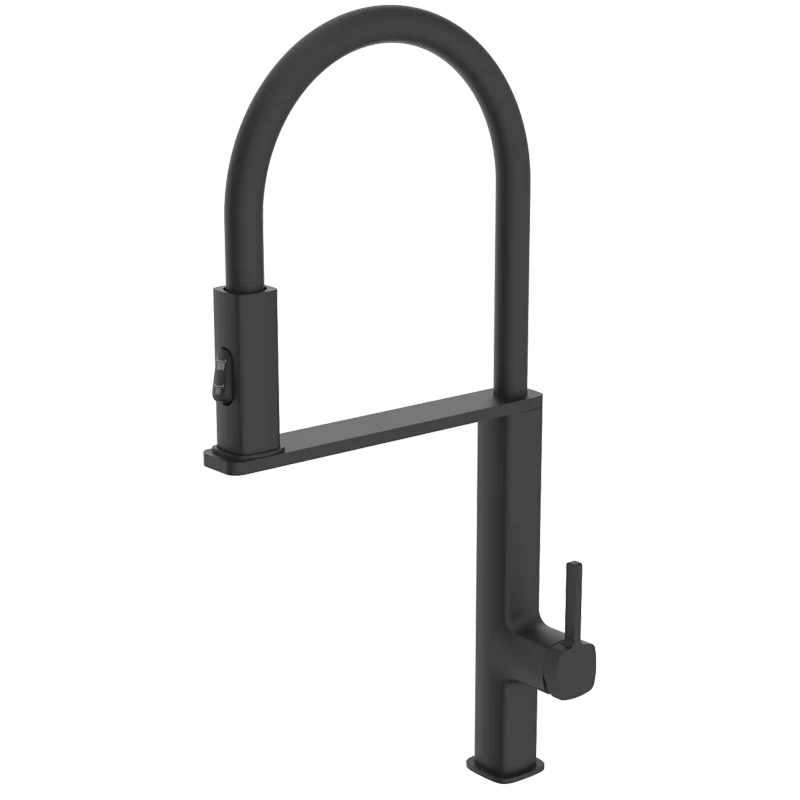 mitigeur de cuisine MENORCA noir mat - GCE019/NG