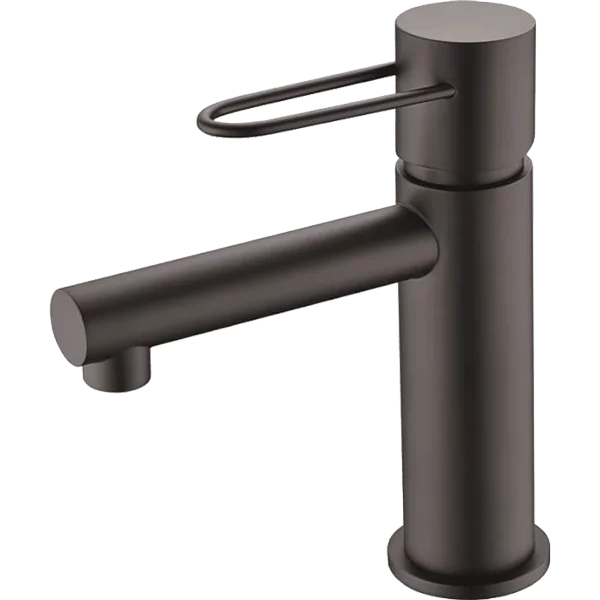 Mitigeur de lavabo MILOS moyen Noir mat - BDY027-1NG