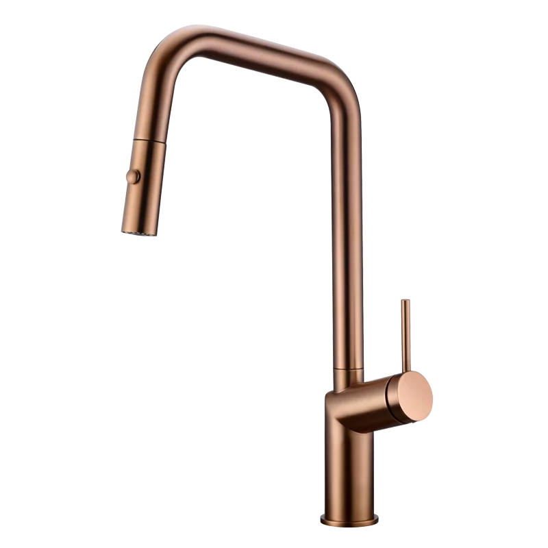 Robinet de cuisine Bonn or rosé brossé - GCE024/ORC