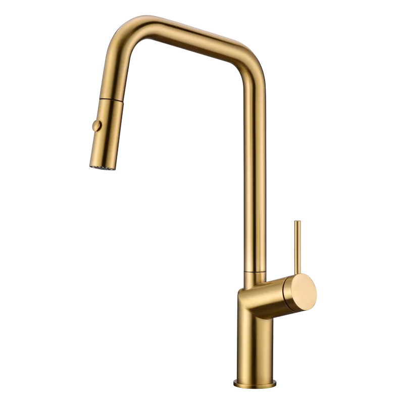 Robinet de cuisine Bonn or brossé - GCE024/OC