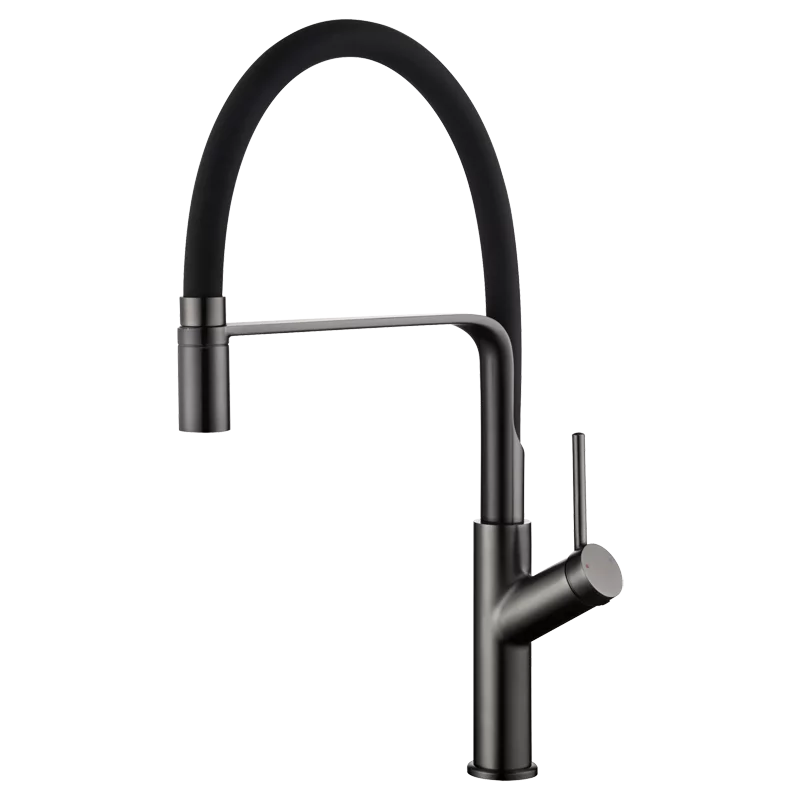 Mitigeur de cuisine flexible SENA Black Gun Metal - GCE022-BGM