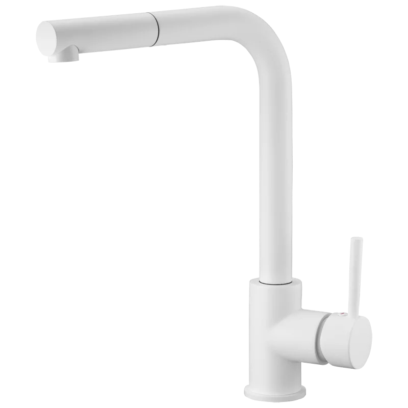 Robinet de cuisine MALTA Blanc mat - GCE006-BL