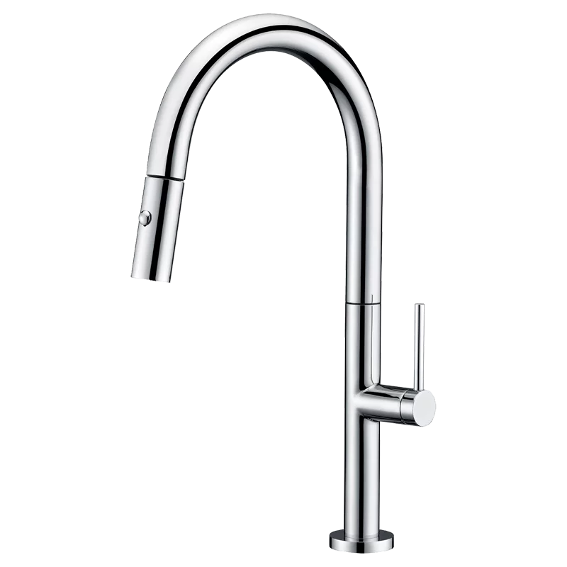 Mitigeur de cuisine rétractable SAMOA chrome - GCE017