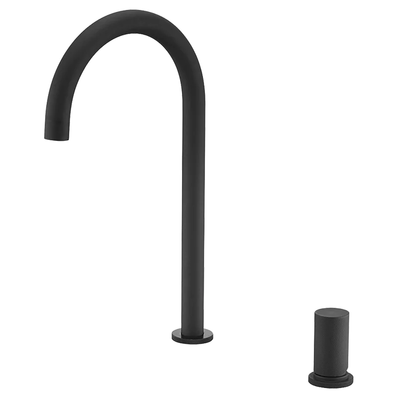 mitigeur de cuisine MANACOR noir mat - GCM001/NG