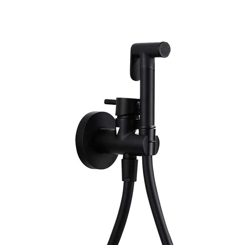 Robinet de bidet à encastrer monocommande série Munich noir mat RDM001/NG