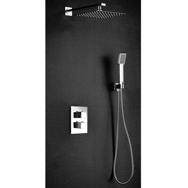 Set de douche encastré CIES chrome - GPC009