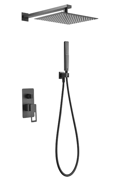 Douche encastrable SUECIA noir mat - BDC032-6/NG