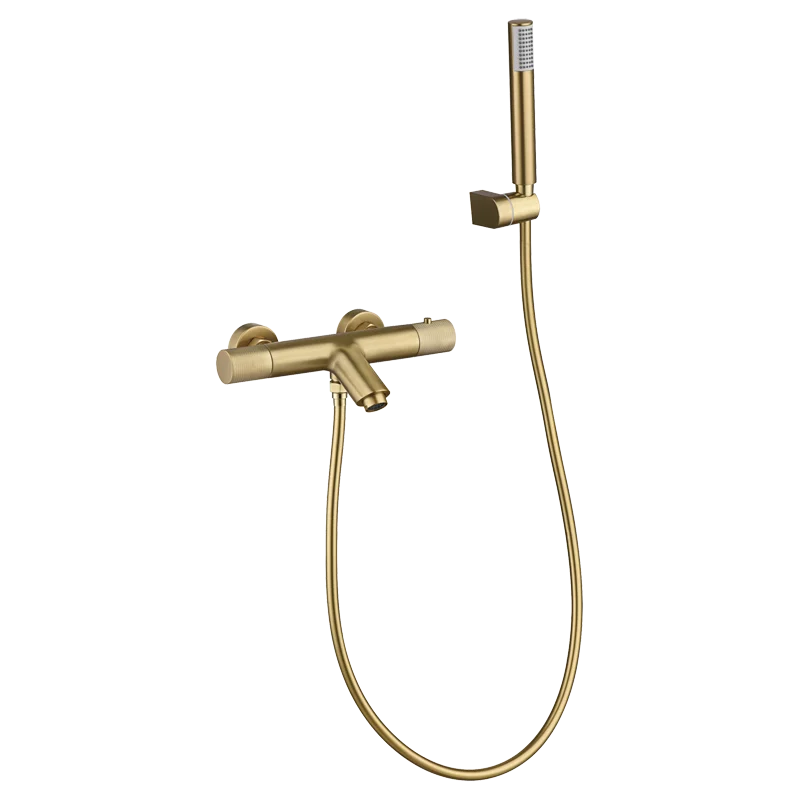 MELANGEUR THERMOSTATIQUE BAIN/DOUCHE LINE OR BROSSE BTD038-40C