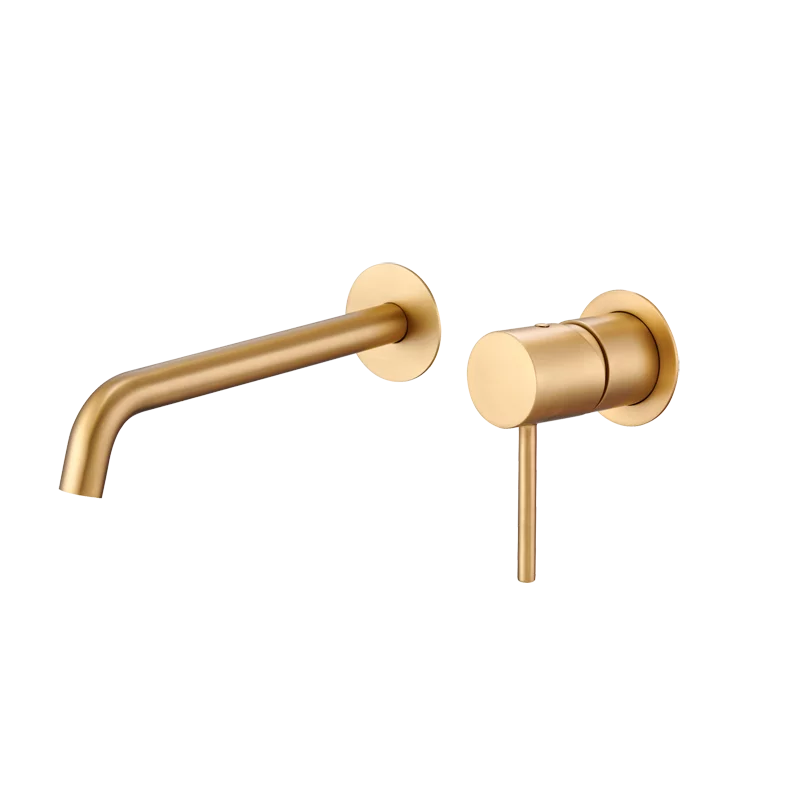 Mitigeur monocommande encastré Monza or brossé GLM039/OC