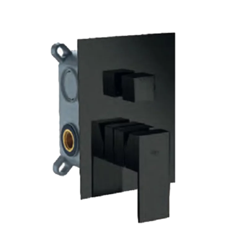 Mitigeur de douche encastré 3 voies noir mat GSM03V/NG