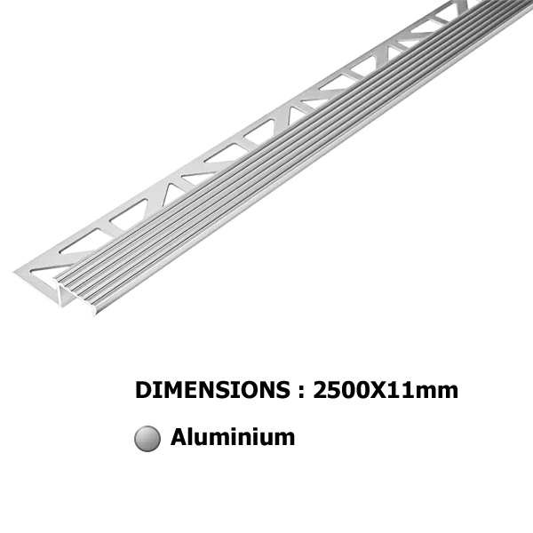 11mm - alu nez de marche 2.5m Durastep -  DSTOAE 110 DURAL