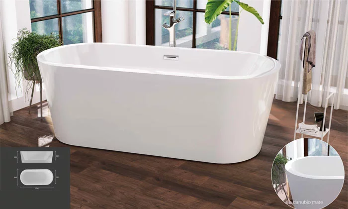 Baignoire Danubio brillant