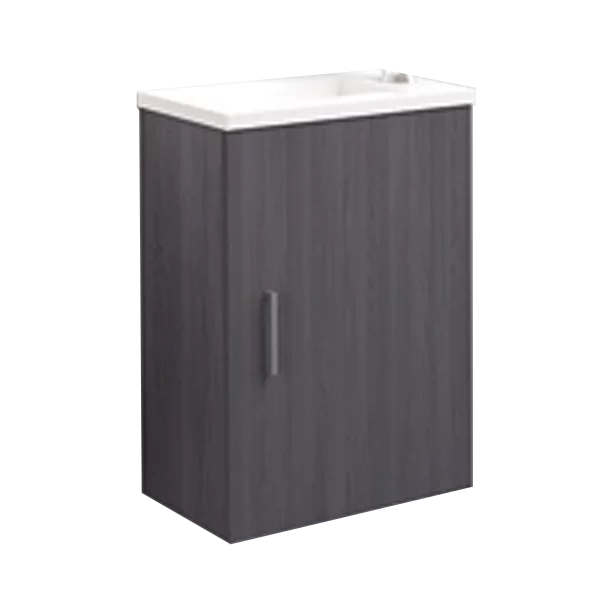 Lave-mains Tournon Anthracite 40x22cm + vasque résine