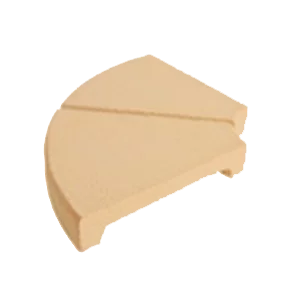 Margelle 1/2 angle courbe piscine Coronacion Crema r-13