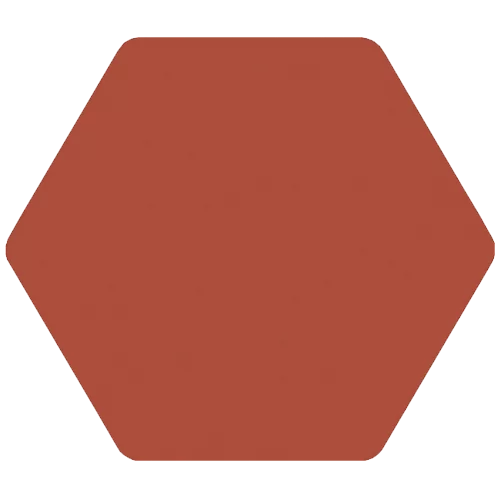 Carrelage Hexagonal Toscana Rouge