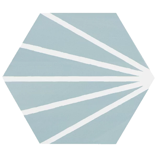 Meraki Aquamarina Hexagonal