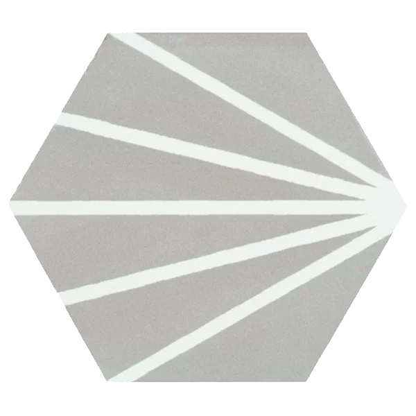 Meraki Gris Hexagonal
