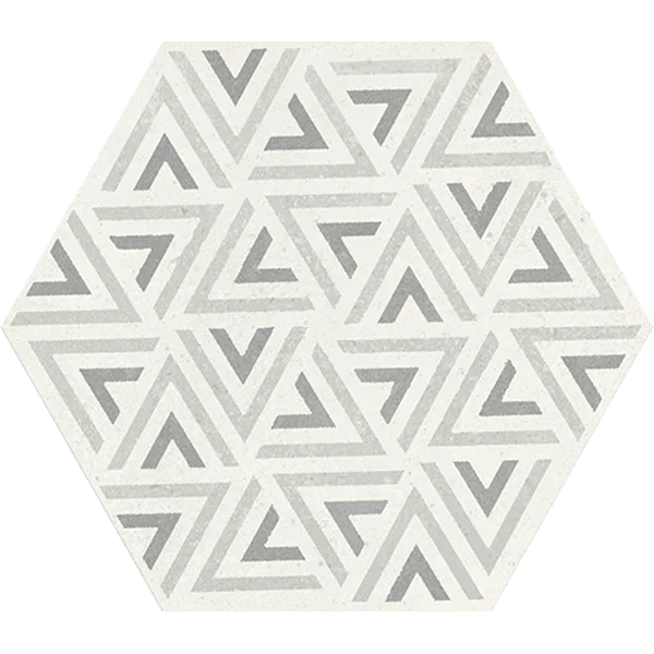 carrelage hexagonal Chicago arrow