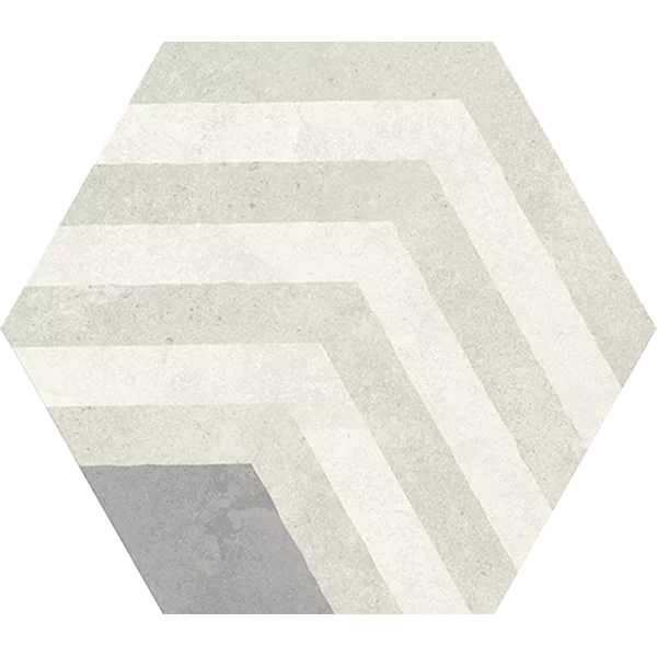 carrelage hexagonal Chicago corner