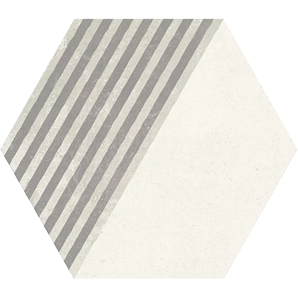 carrelage hexagonal Chicago Stripe