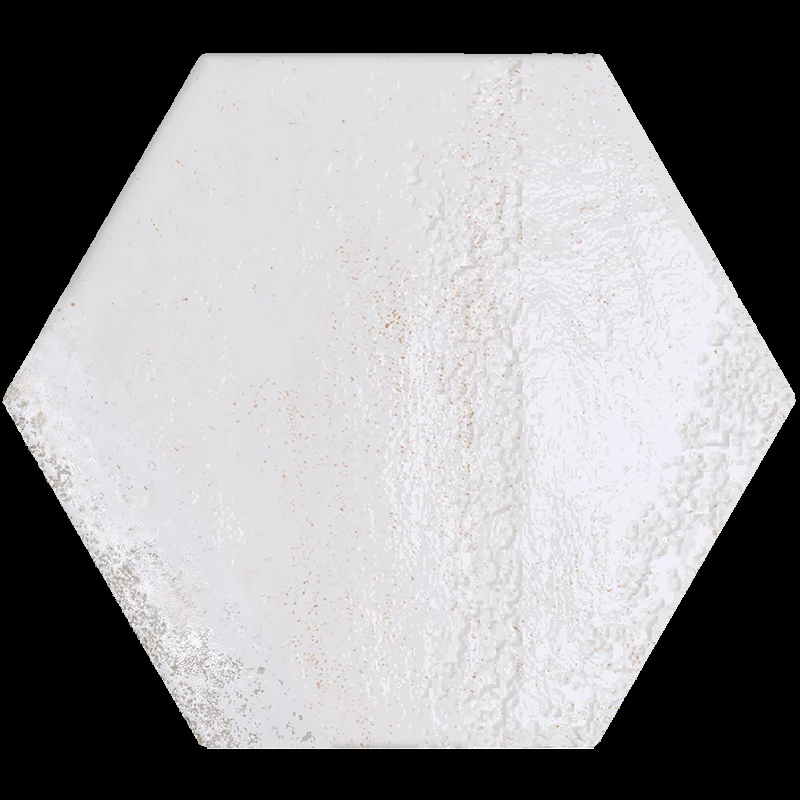 carrelage hexagonal Carmen white