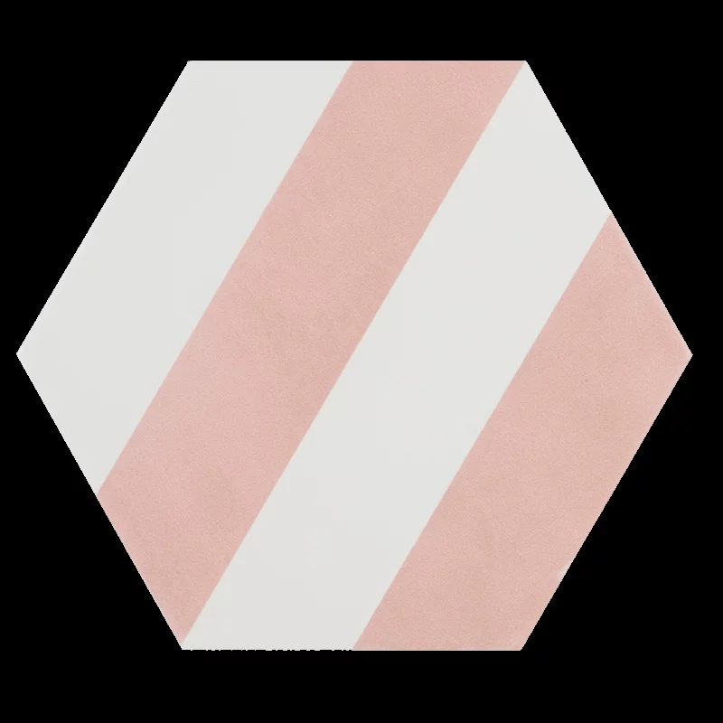carrelage hexagonal Meraki Stripe Rosa