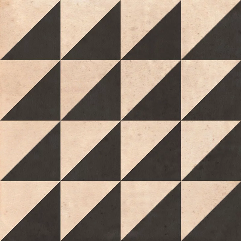 carrelage aspect ciment Barroco Blanc-noir 003