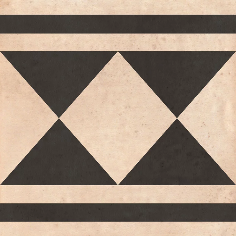 carrelage aspect ciment Barroco Blanc-noir 019