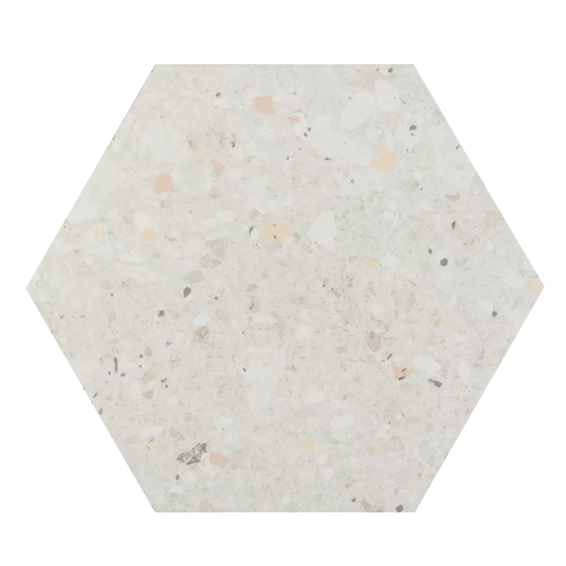 carrela hexagonal Arousa Blanco