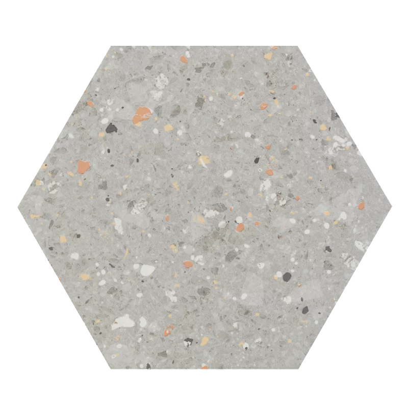 carrela hexagonal Arousa Gris