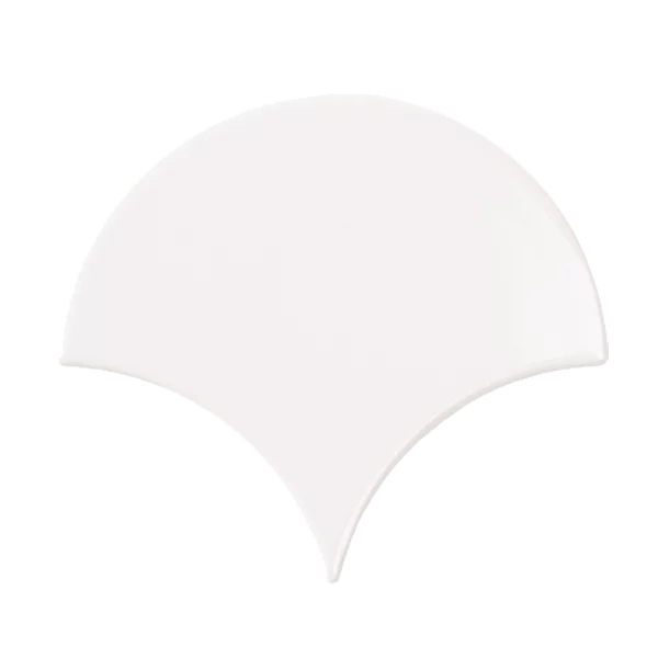 Faïence Bondi Fan White Brillant