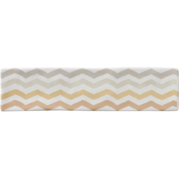 Faïence Chalk Zig-Zag Beige