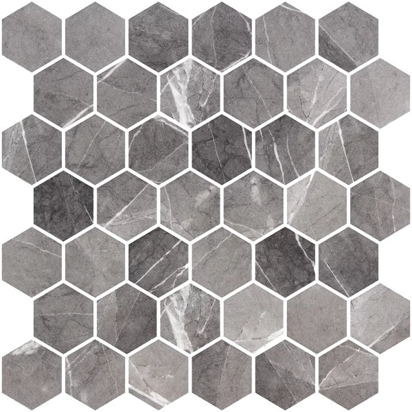 Mosaique Hex XL Grafito Matte