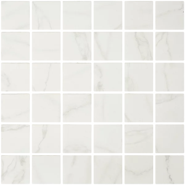 Mosaique Penta Venato White Matte